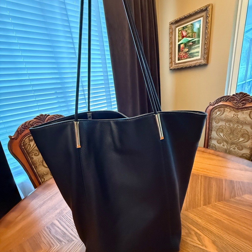 Anthropologie Black Tote Bag